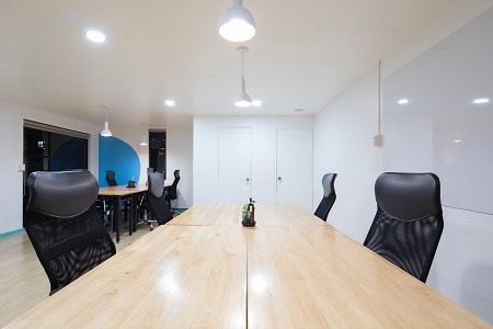 Bright meeting room